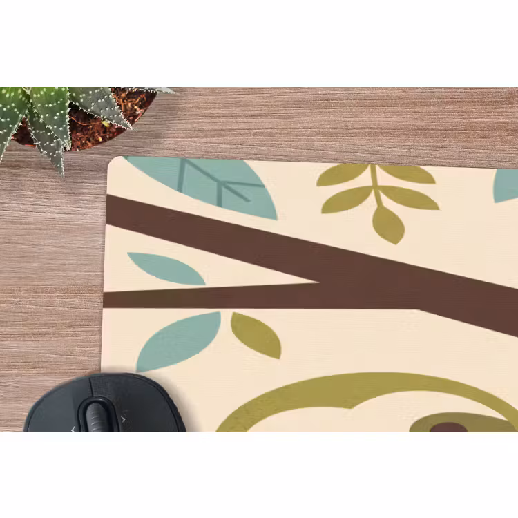 Muismat - Dieren - Moeder - Baby - Natuur - Groen — 5