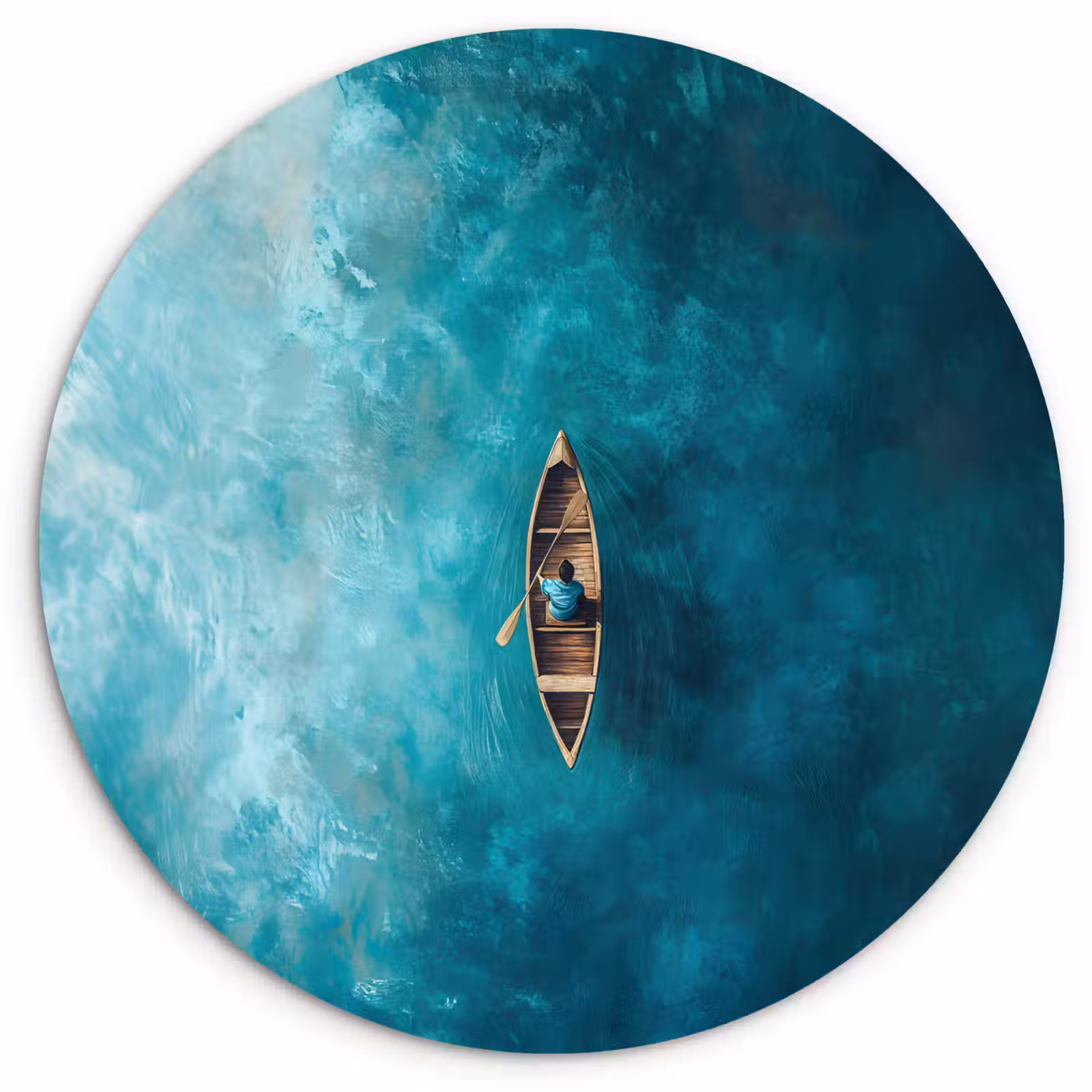 Muurcirkel - Bootje - Water - Blauw — 1
