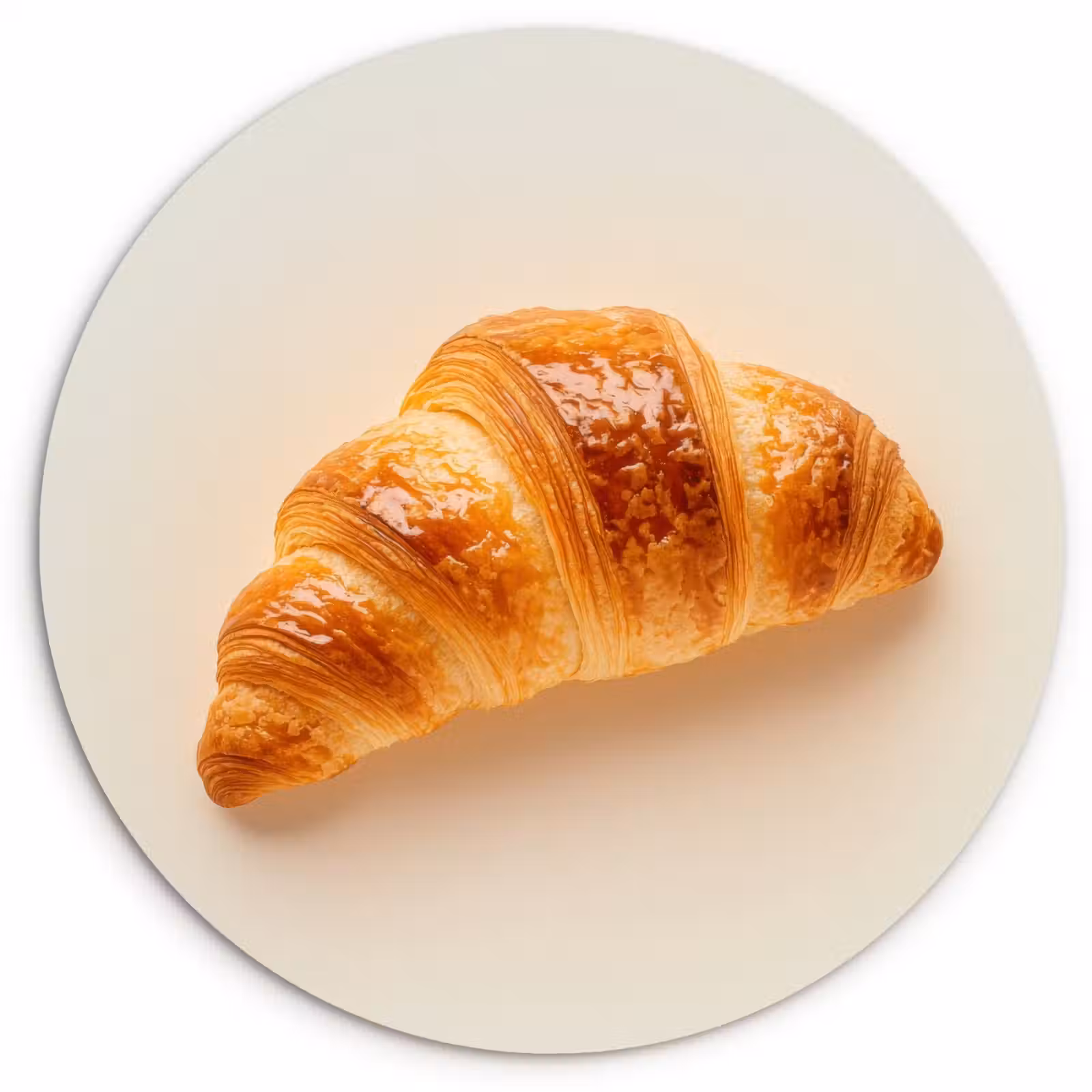 Muurcirkel - Croissant - Brood - Beige — 1