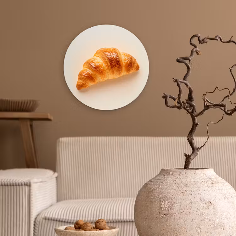 Muurcirkel - Croissant - Brood - Beige — 2