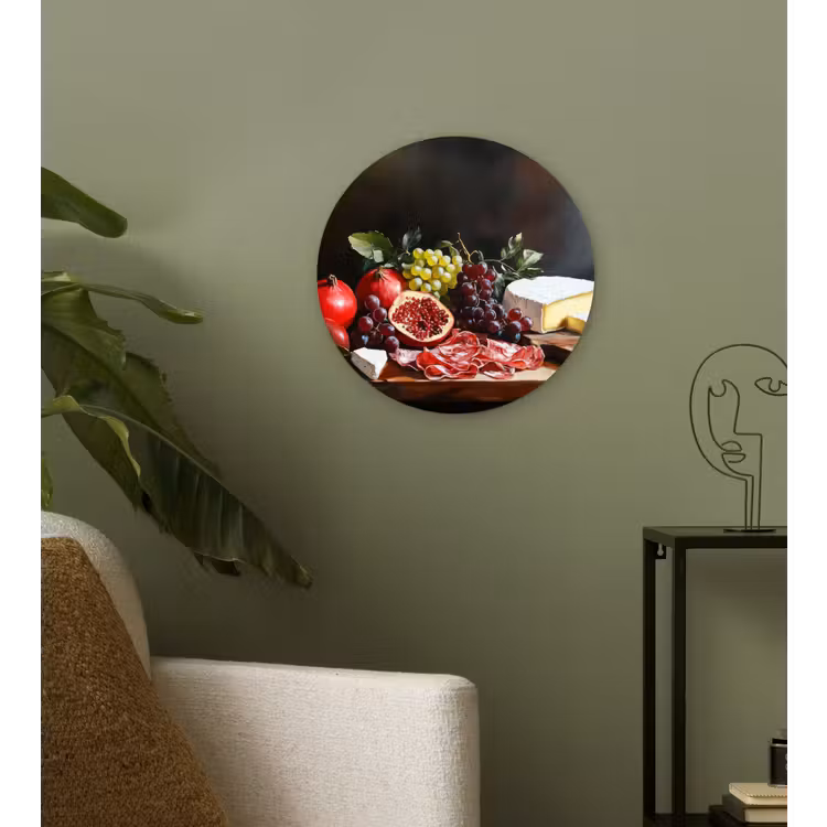 Muurcirkel - Borrelplank - Stilleven - Vintage — 3