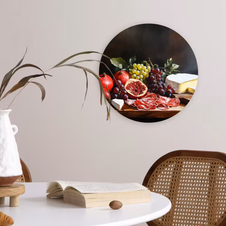 Muurcirkel - Borrelplank - Stilleven - Vintage — 4