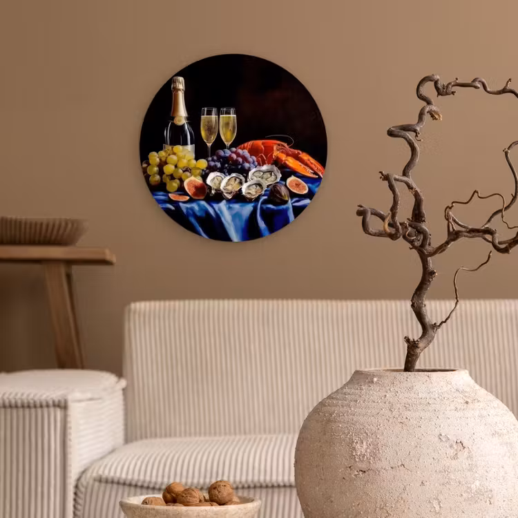 Muurcirkel - Champagne - Luxe - Oesters — 2
