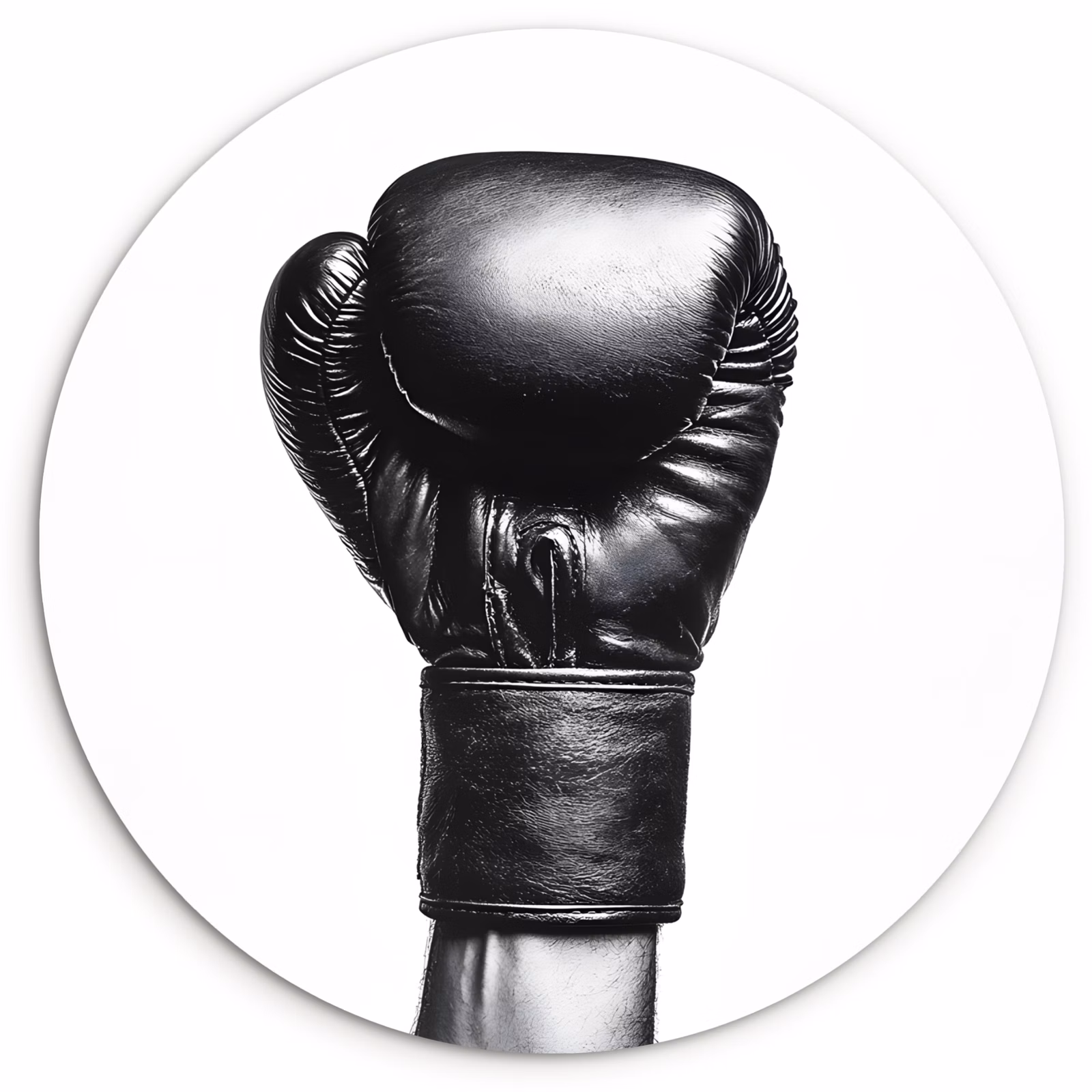 Muurcirkel - Bokshandschoen - Zwart - Hand — 1