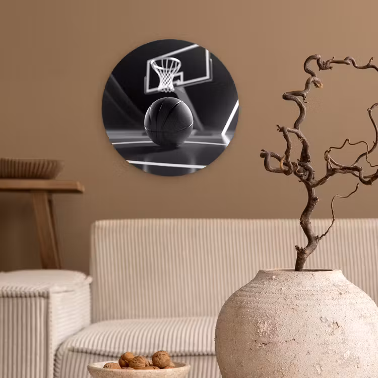 Muurcirkel - Basketbal - Basketbalveld - Lichtlijnen — 2