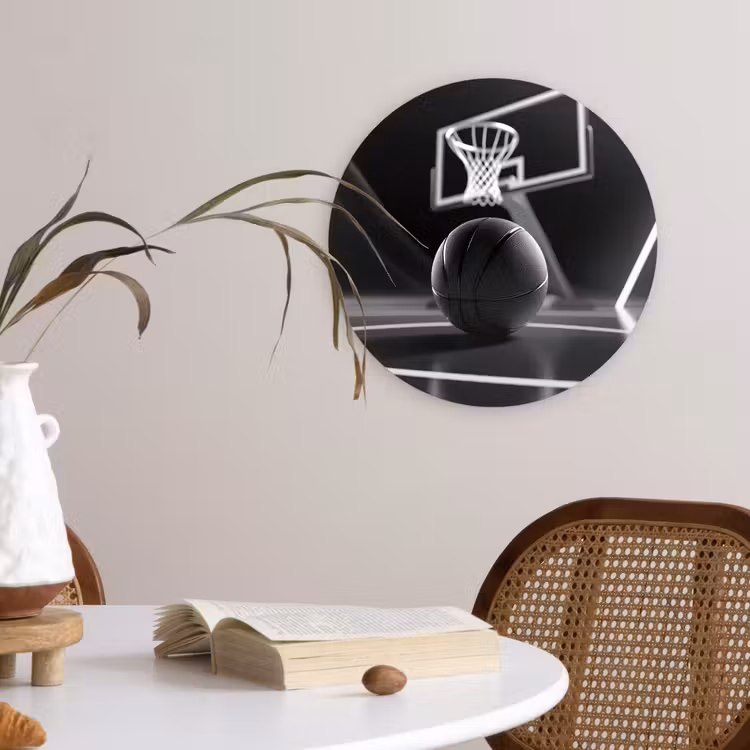Muurcirkel - Basketbal - Basketbalveld - Lichtlijnen — 4