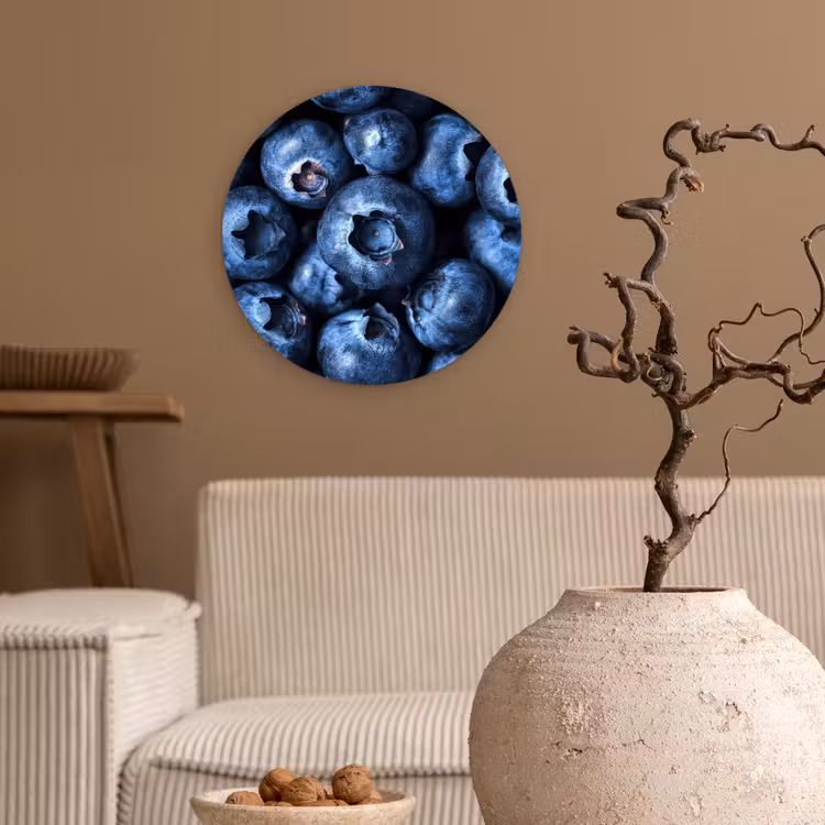 Muurcirkel - Bessen - Blauw - Fruit — 2