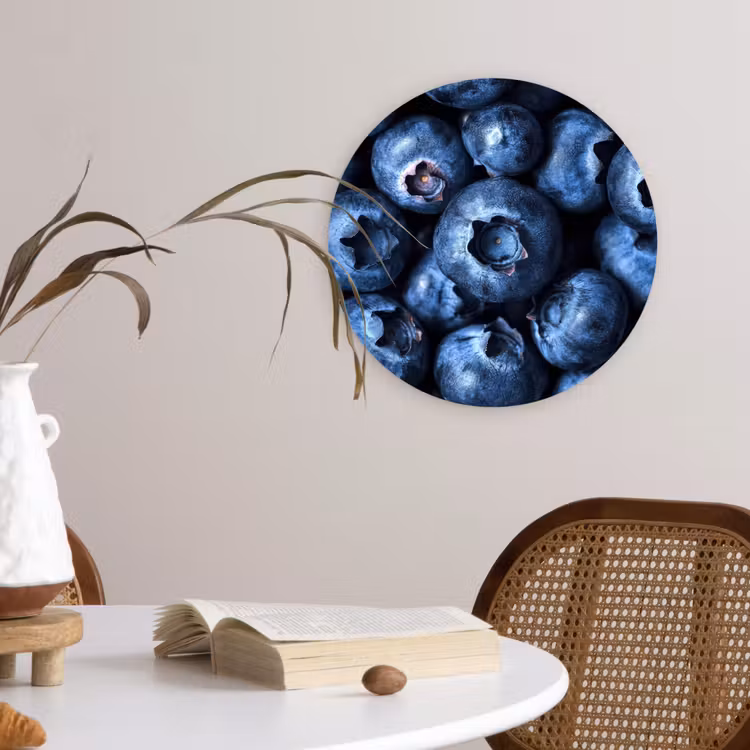 Muurcirkel - Bessen - Blauw - Fruit — 4