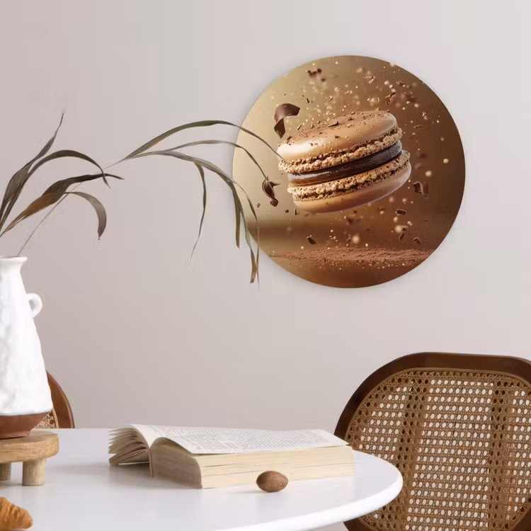 Muurcirkel - Chocolade - Macarons - Eten - Snoep — 4