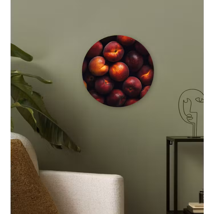 Muurcirkel - Fruit - Close up - Nectarines — 3
