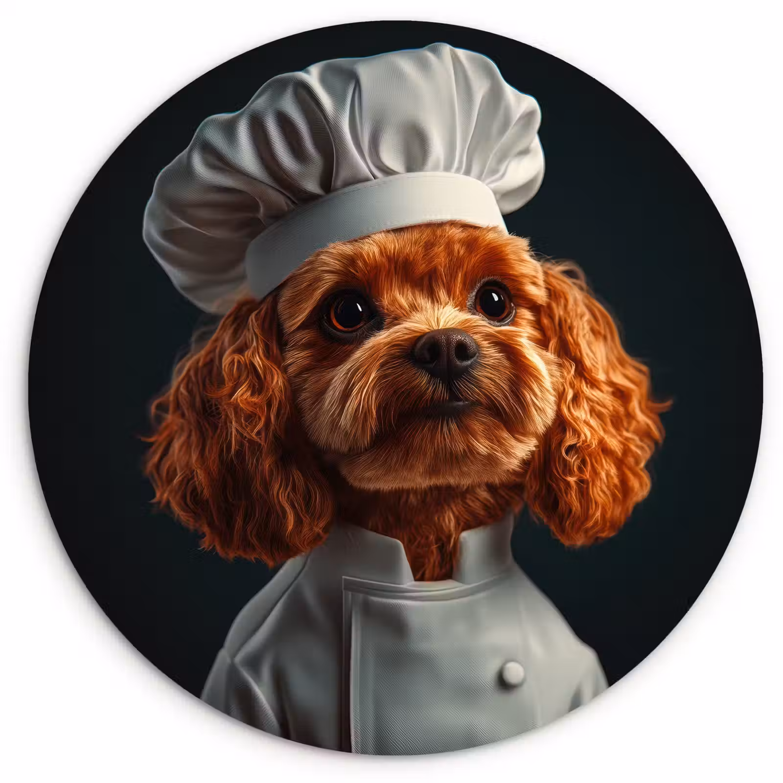 Muurcirkel - Bruin - Kok - Hondje — 1