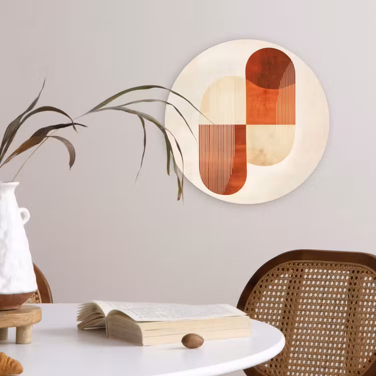 Muurcirkel - Bogen - Beige - Vormen — 4
