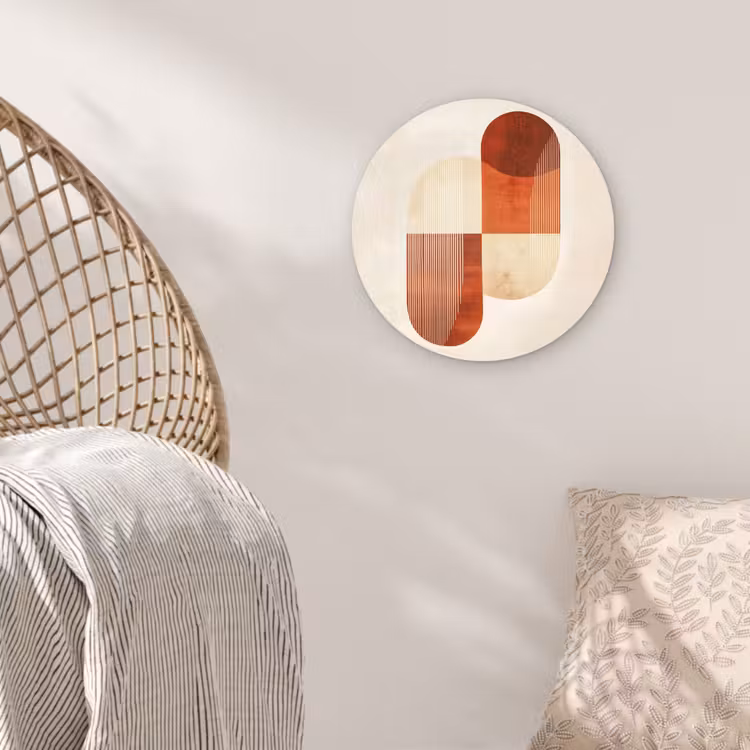 Muurcirkel - Bogen - Beige - Vormen — 5
