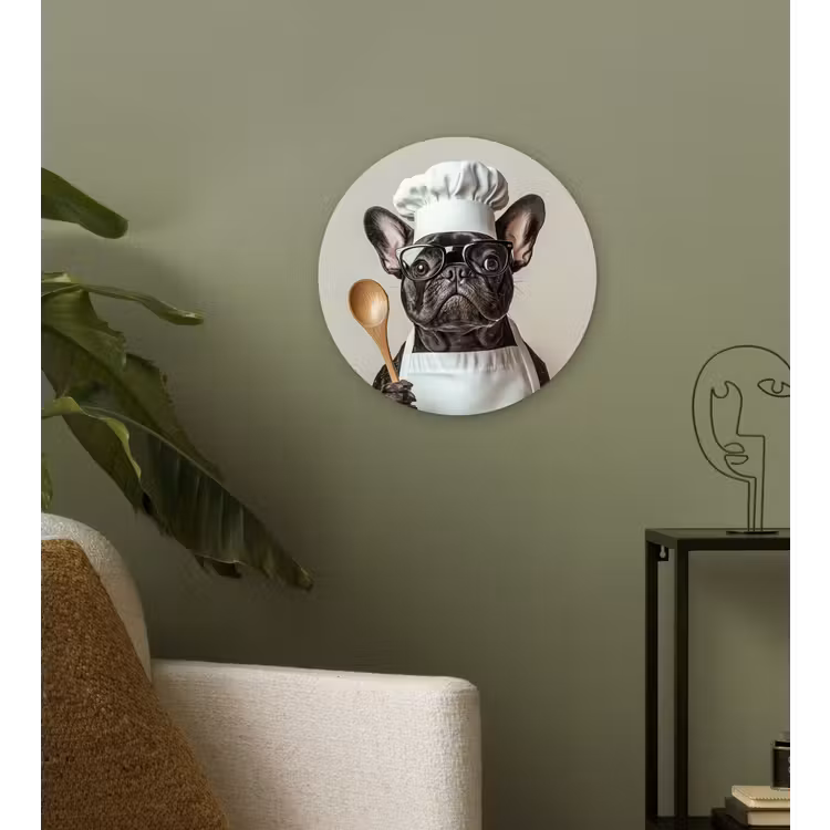 Muurcirkel - Bril - Hond - Kok — 3