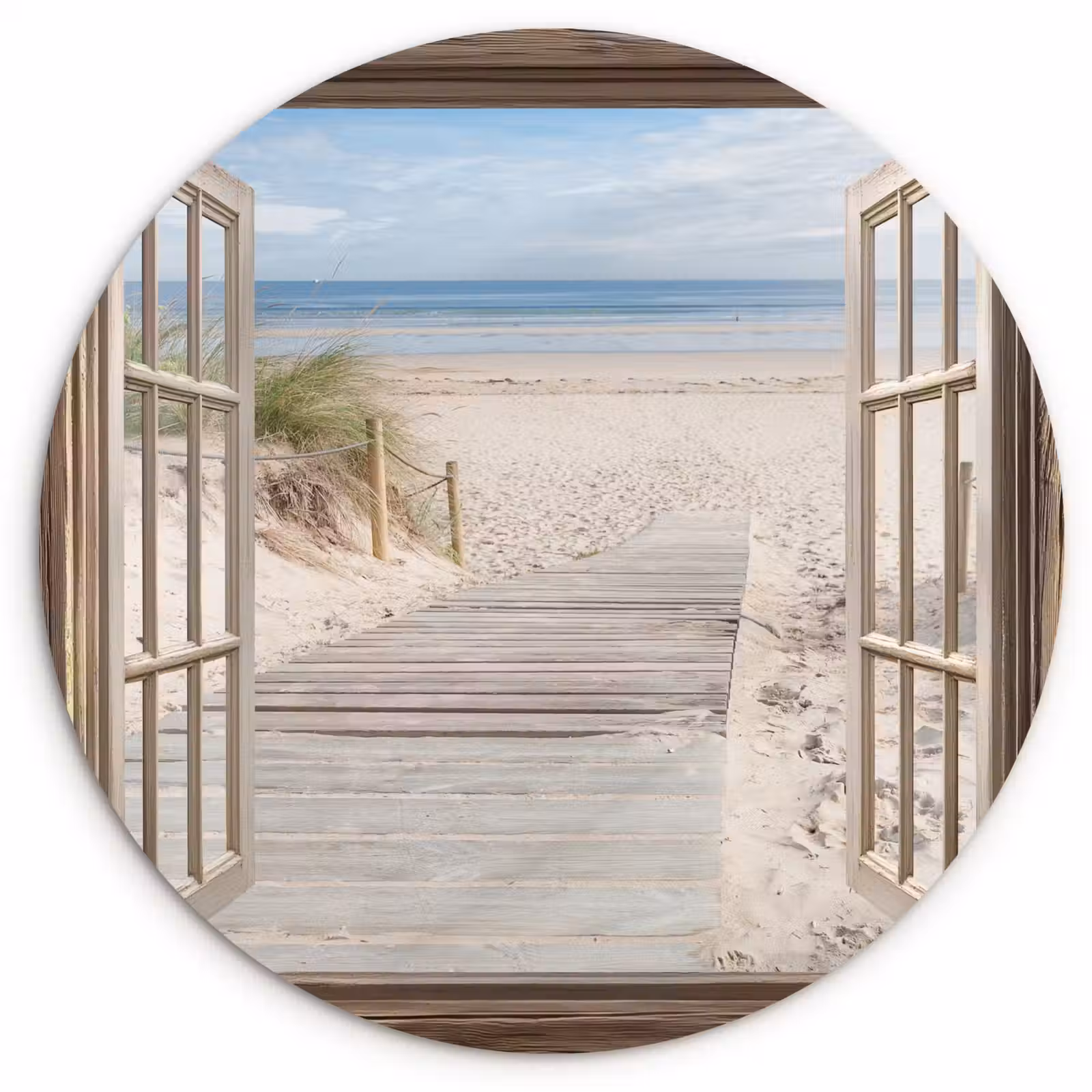 Muurcirkel - Doorkijk - Strand - Duinen - Pad - Landschap — 1