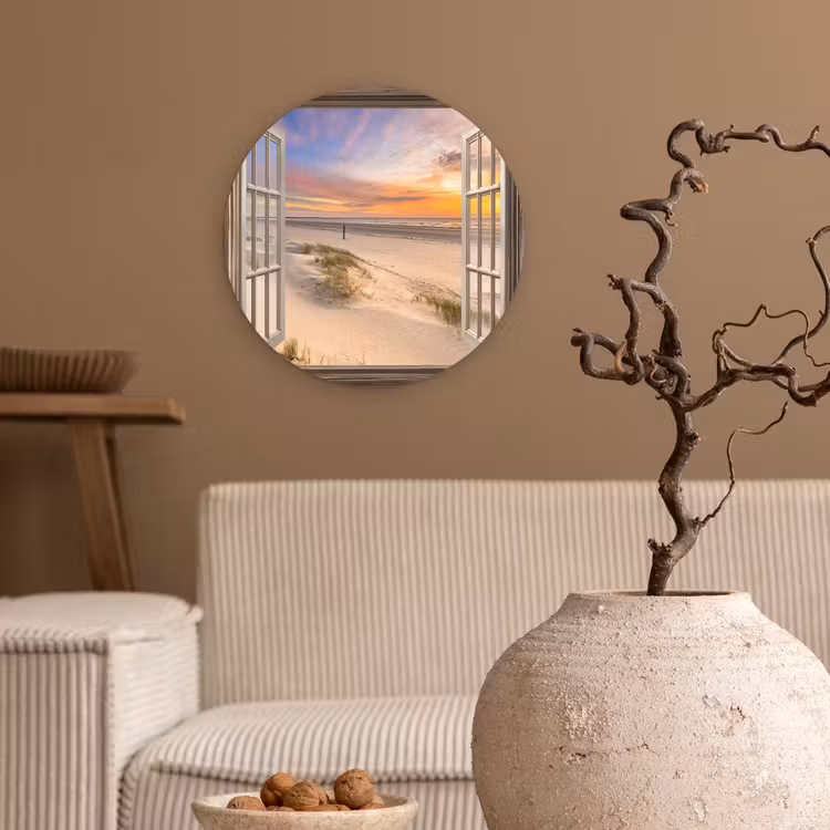 Muurcirkel - Doorkijk - Strand - Duinen - Natuur - Landschap — 2