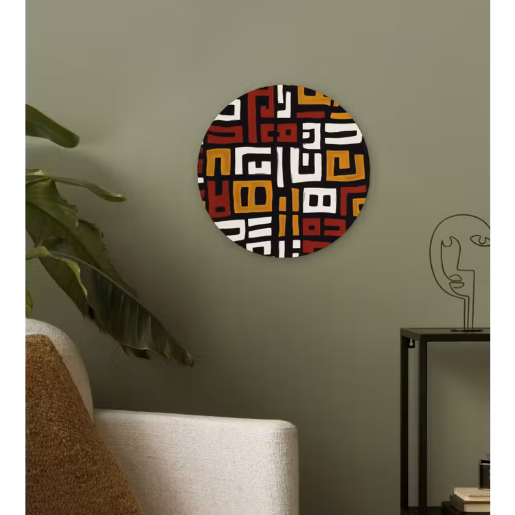 Muurcirkel - Abstract - Patroon - Rood — 3