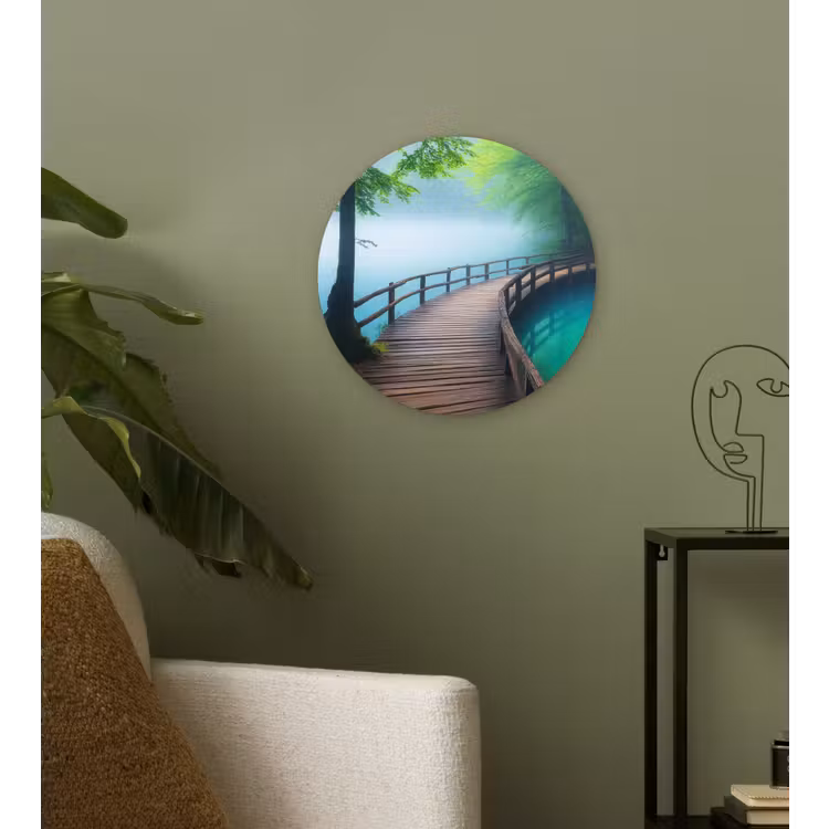Muurcirkel - Brug - Water - Rivier - Bos — 3