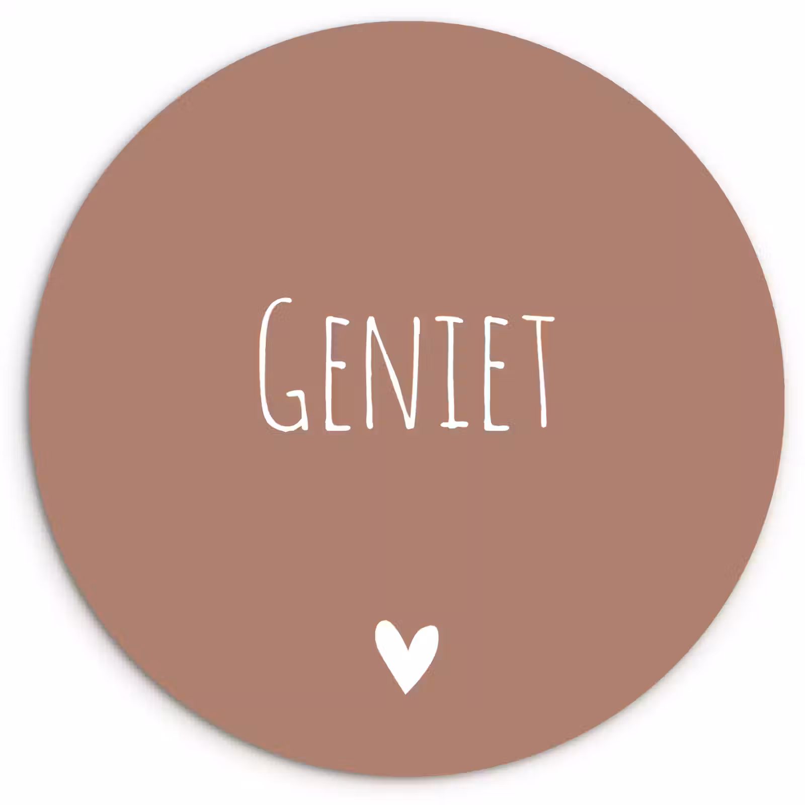Muurcirkel - Geniet - Spreuken -Quotes — 1