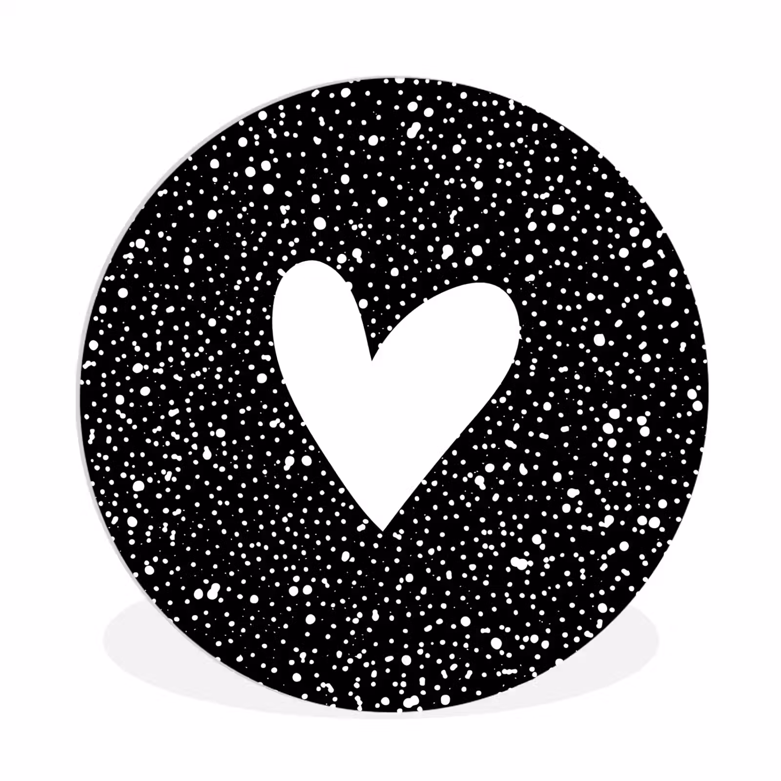 Muurcirkel - Design - Liefde - Hartje — 1