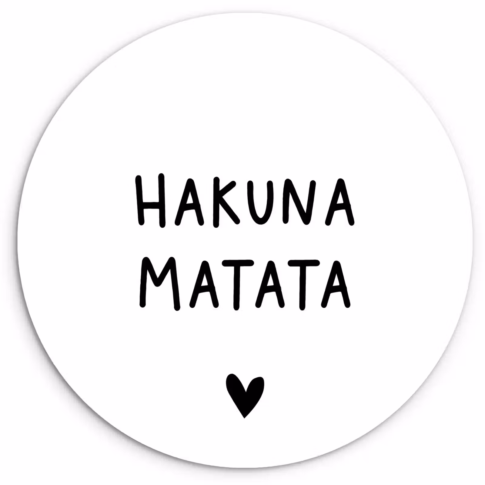Muurcirkel - Hakuna matata - Spreuken - Quotes — 1
