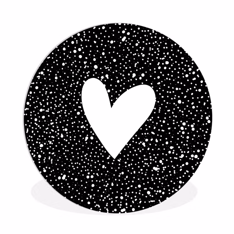 Muurcirkel - Design - Liefde - Hartje — 1
