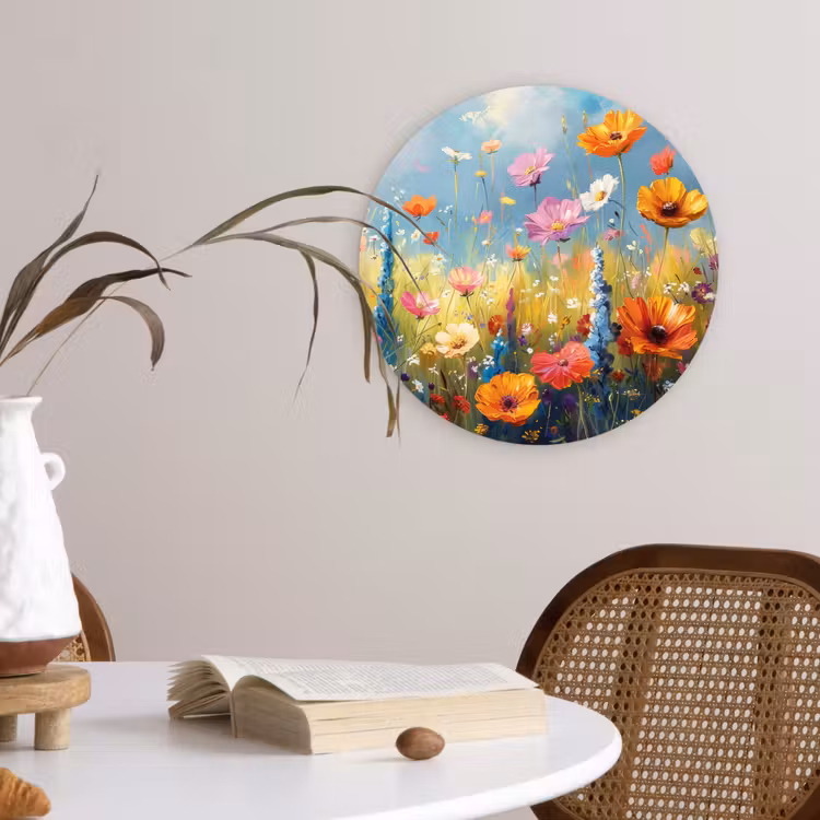 Muurcirkel - Bloemen - Natuur - Botanisch - Kunst — 4