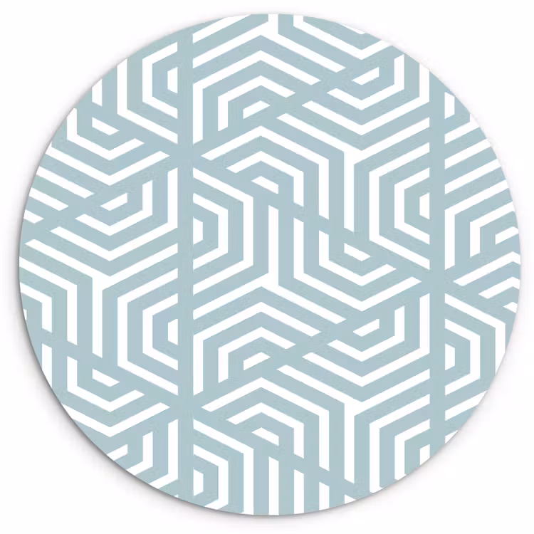 Muurcirkel - Design - Geometrie - Patroon - Driehoek — 1
