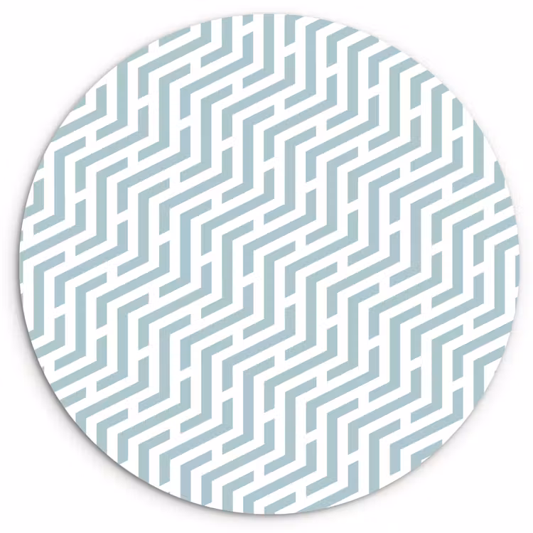 Muurcirkel - Design - Geometrie - Patroon - Groen — 1