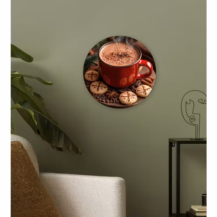 Muurcirkel - Chocolademelk - Mok - Winter - Kerst - Gezelligheid — 3