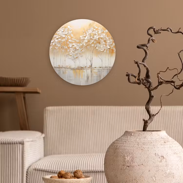 Muurcirkel - Bomen - Kunst - Acryl - Natuur — 2