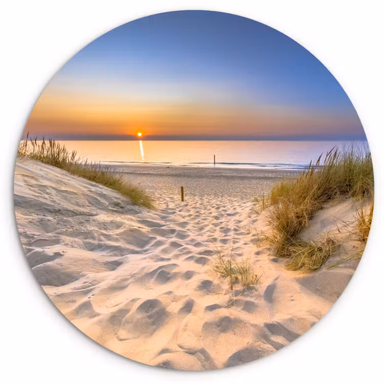 Muurcirkel - Duin - Zonsondergang - Horizon - Strand - Gras — 1