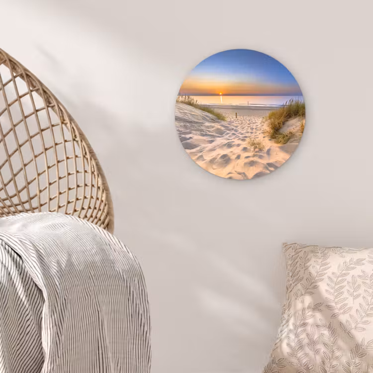 Muurcirkel - Duin - Zonsondergang - Horizon - Strand - Gras — 5