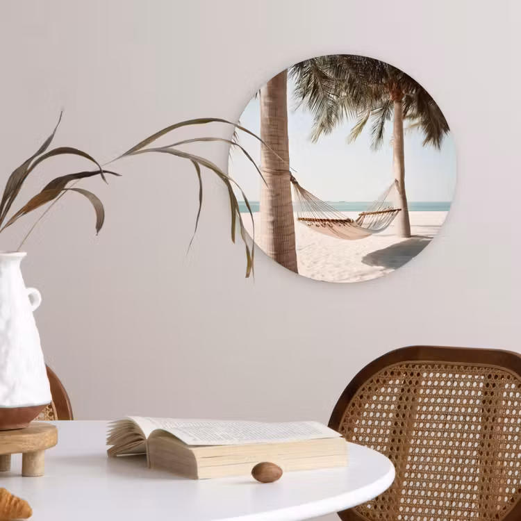 Muurcirkel - Hangmat - Palmbomen - Strand - Zee — 4