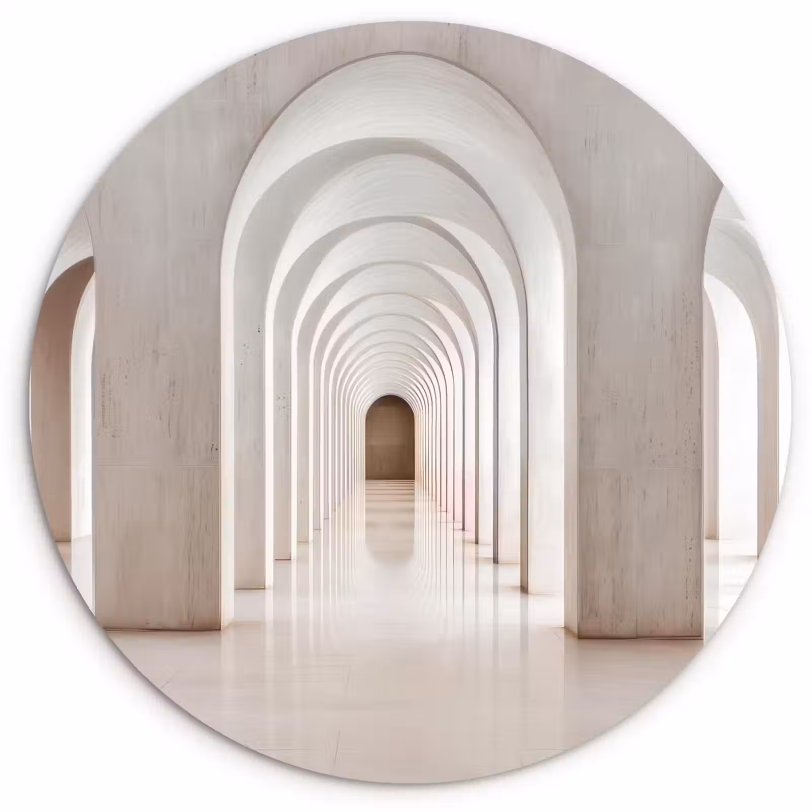 Muurcirkel - Hal - Bogen - Symmetrisch - Modern — 1