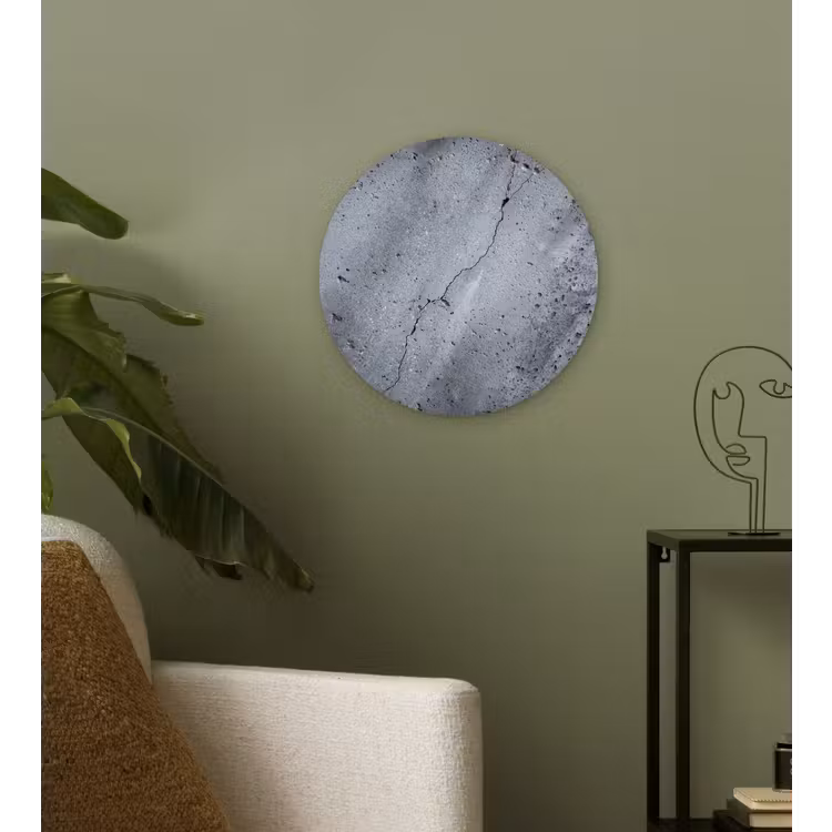 Muurcirkel - Beton - Grijs - Scheur — 3