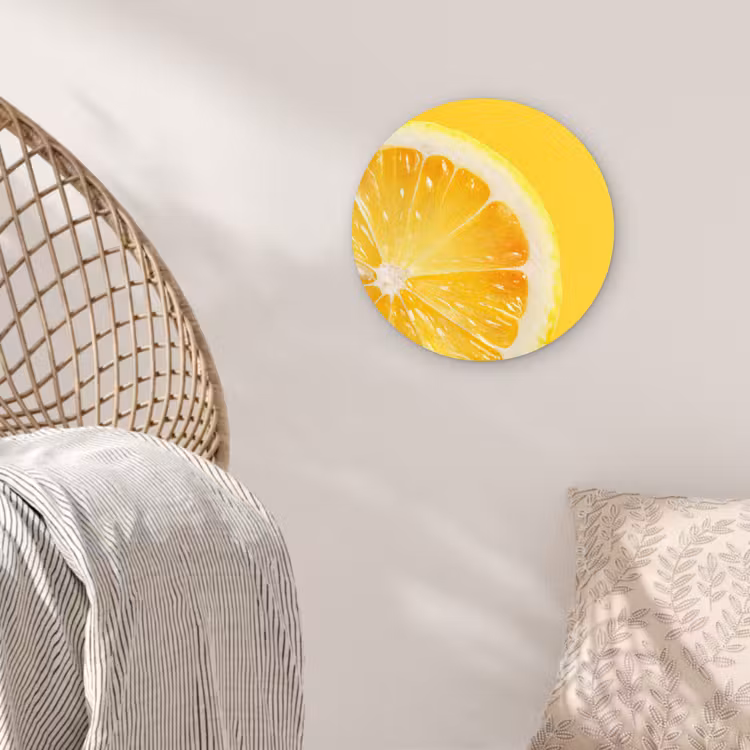 Muurcirkel - Citroen - Geel - Zonnig — 5