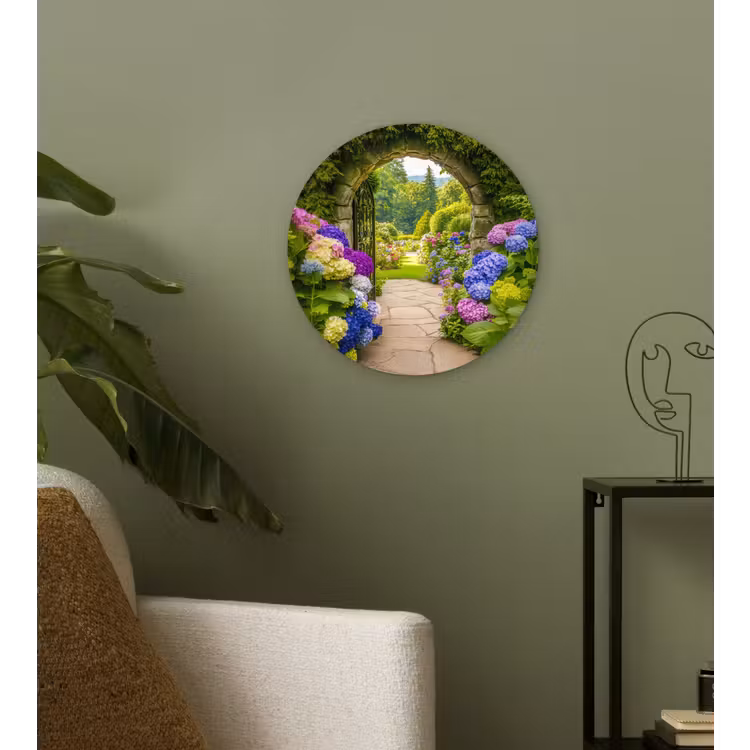 Muurcirkel - Doorkijk - Poort - Hortensia - Bloementuin — 3