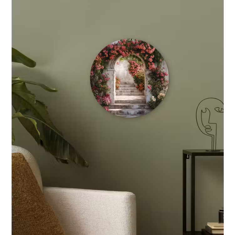 Muurcirkel - Doorkijk - Rozen - Vintage - Poort — 3