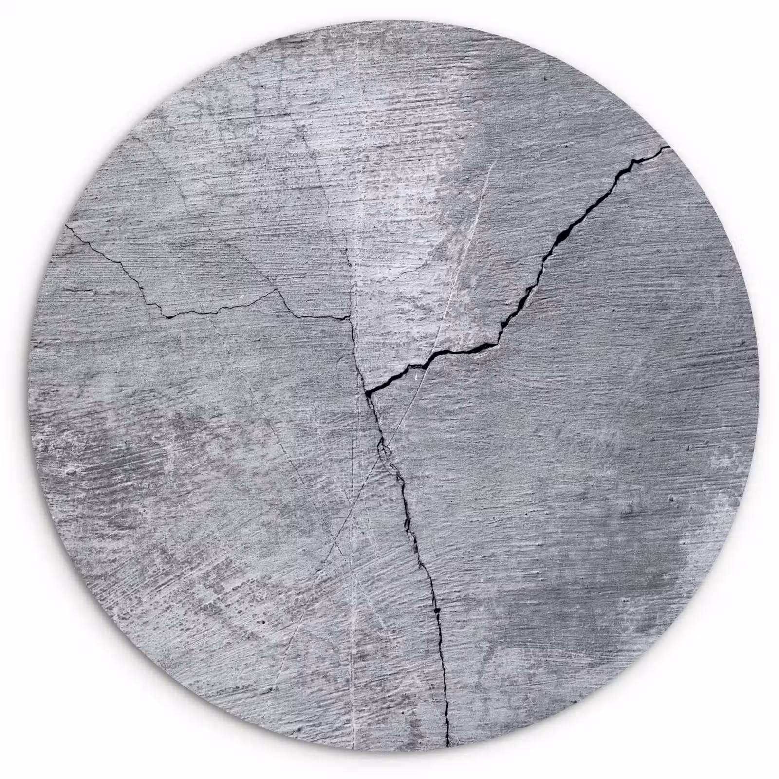 Muurcirkel - Beton - Grijs - Scheur — 1