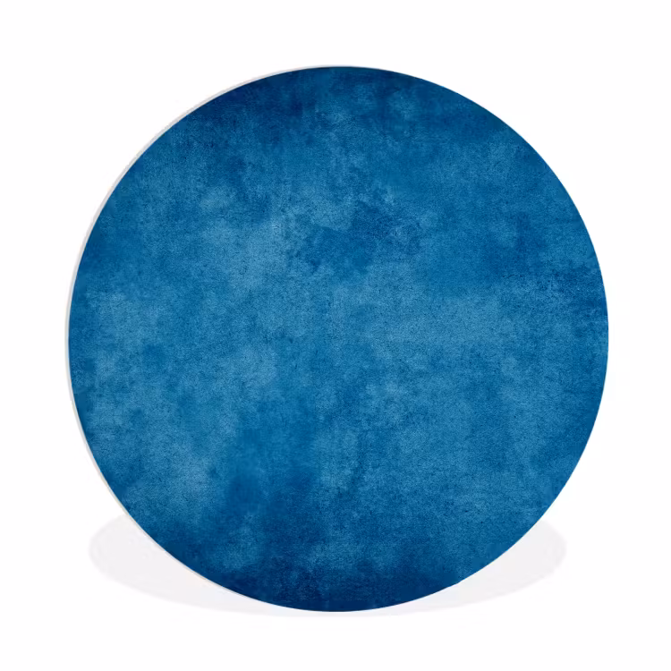 Muurcirkel - Beton - Blauw - Vintage - Structuur - Industrieel — 1