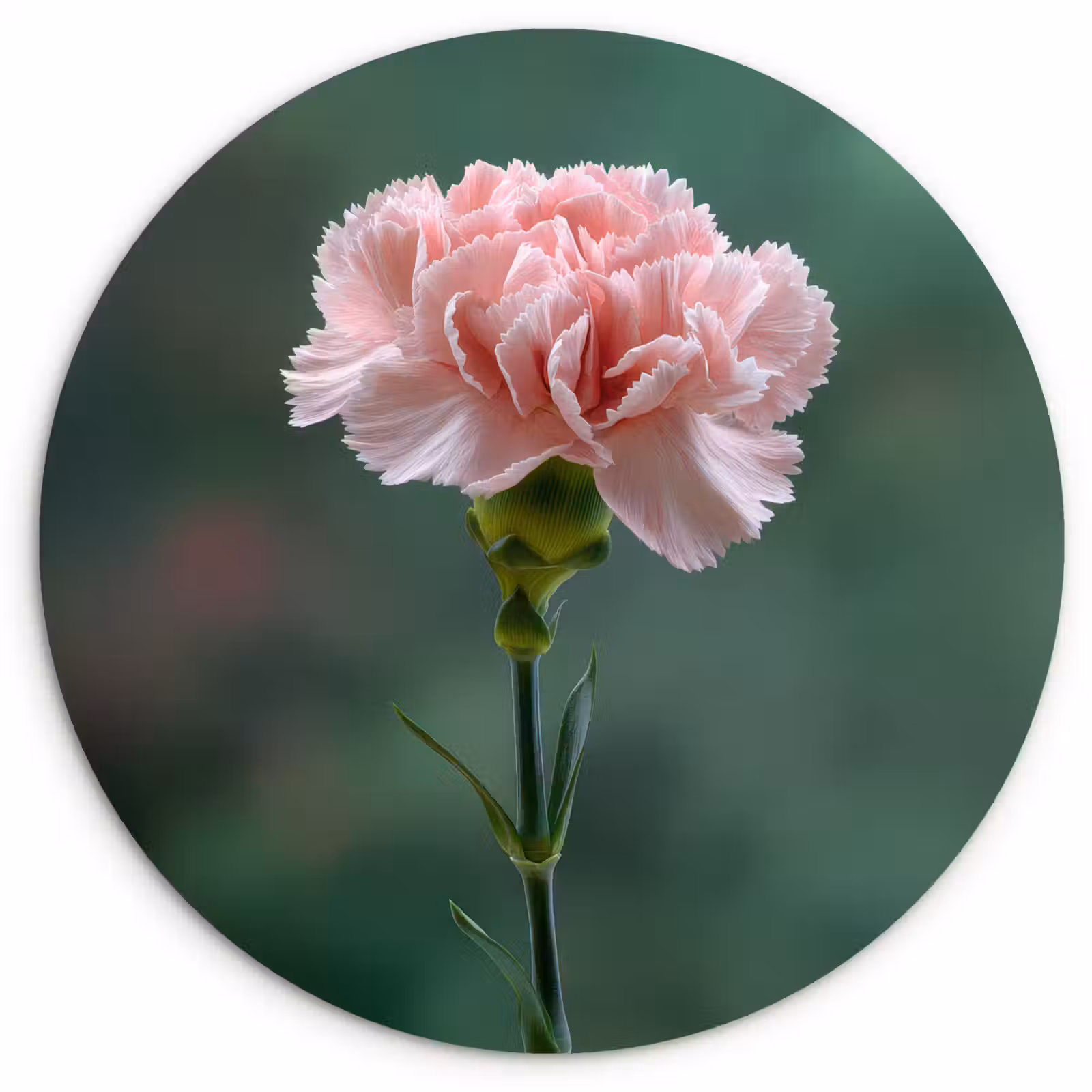 Muurcirkel - Anjer - Roze - Bloemblaadjes — 1