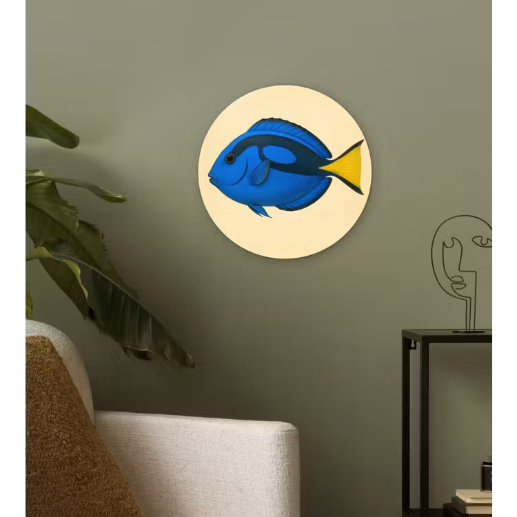 Muurcirkel - Blauw - Dory - Vis - Staartvin — 3