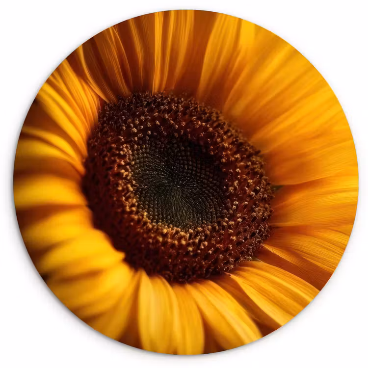 Muurcirkel - Geel - Zonnebloem - Zomers — 1