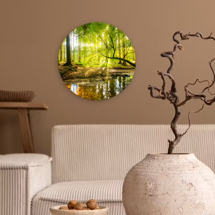 Muurcirkel - Bos - Landschap - Water - Bomen - Zon - Groen - Natuur — 2