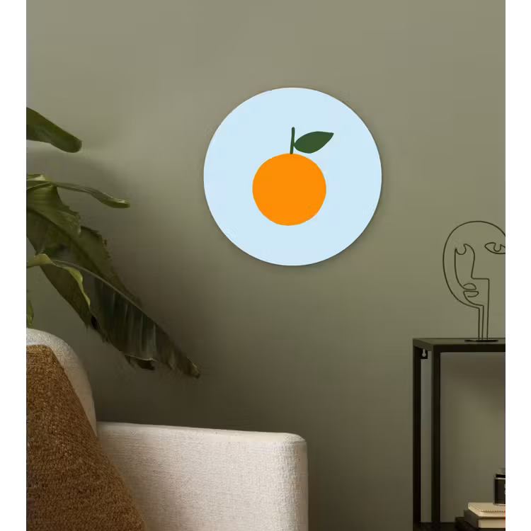 Muurcirkel - Fruit - Sinaasappel - Oranje — 3