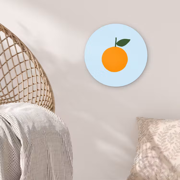 Muurcirkel - Fruit - Sinaasappel - Oranje — 5