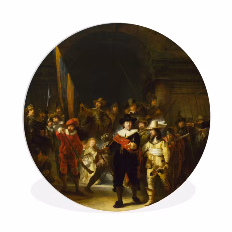 Muurcirkel - De Nachtwacht - Rembrandt van Rijn — 1