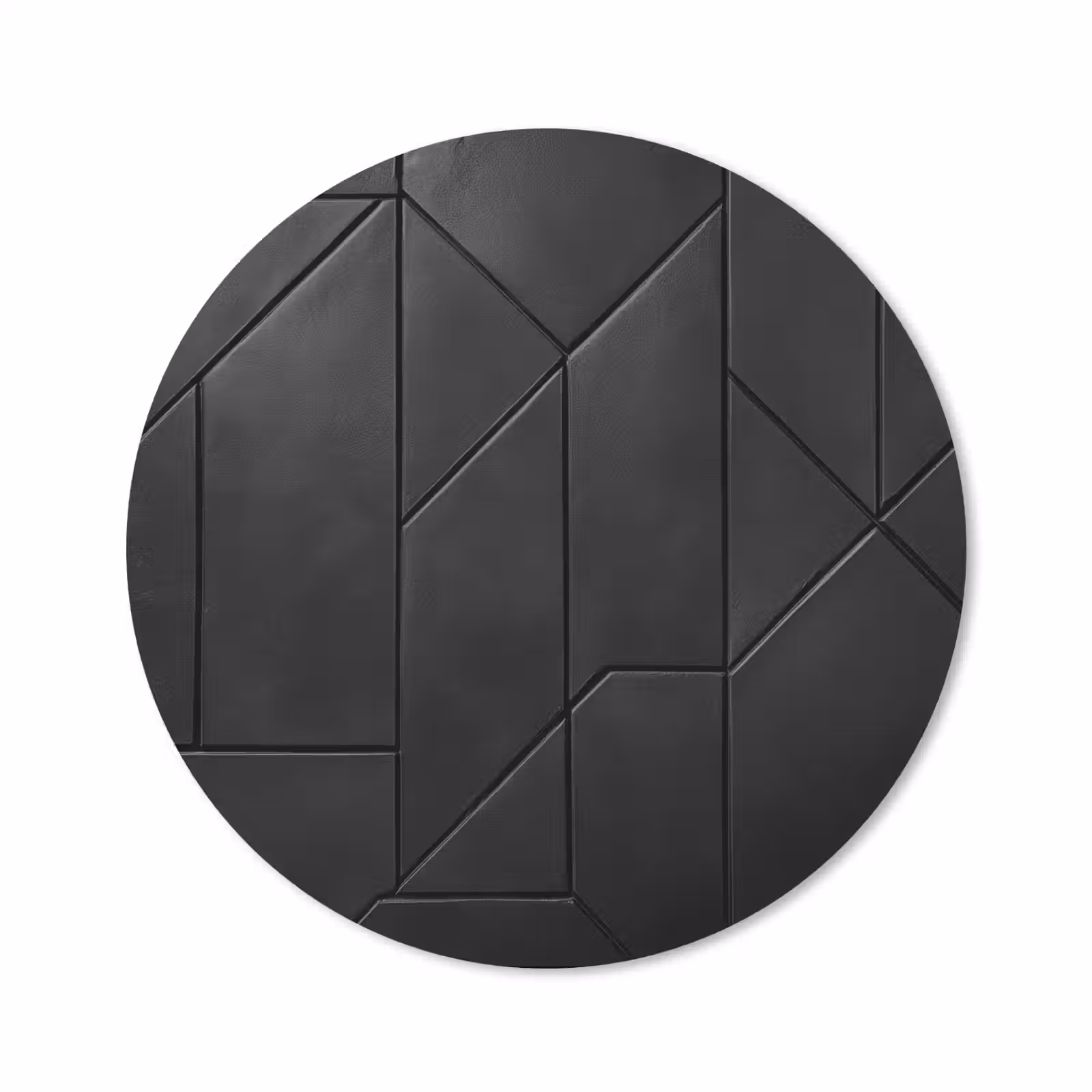 Muismat - Zwart - Geometrisch - Tegeltjes — 1