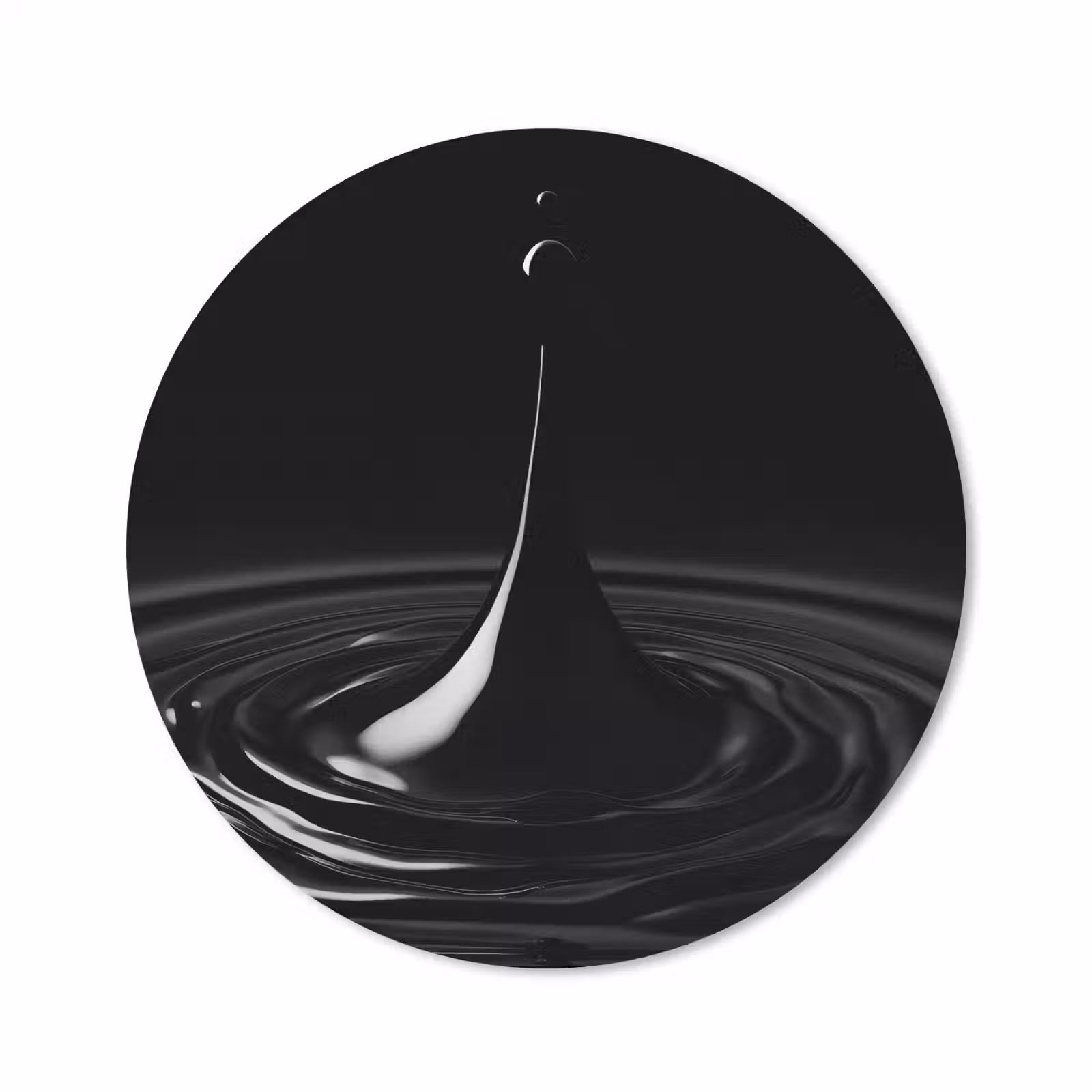 Muismat - Zwart - Water - Druppel — 1